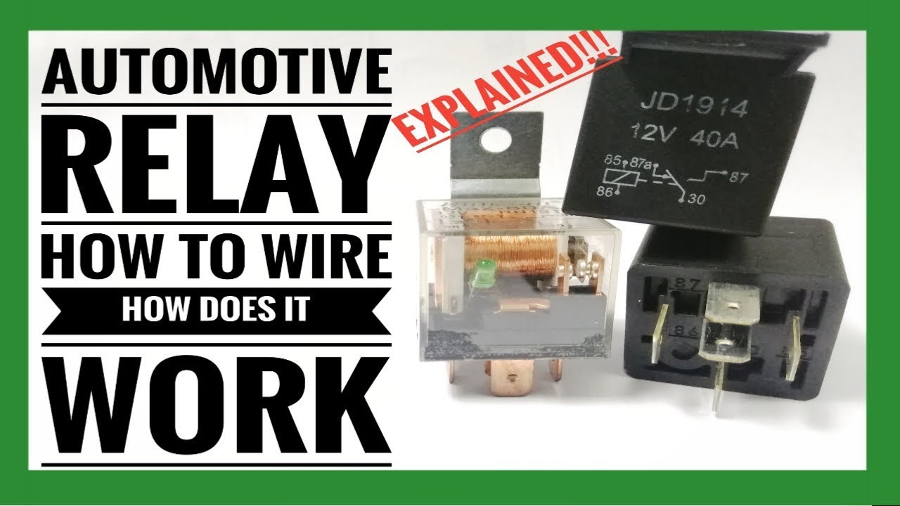 How to wire a Relay | How does it work | Automotive Relay Basics - YouTube