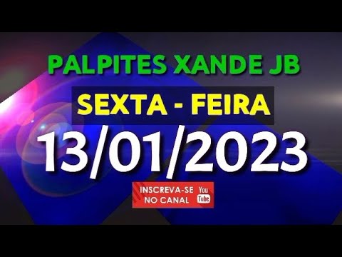 Palpite dia 13/01/2023 - JOGO DO BICHO TODAS AS LOTERIAS 