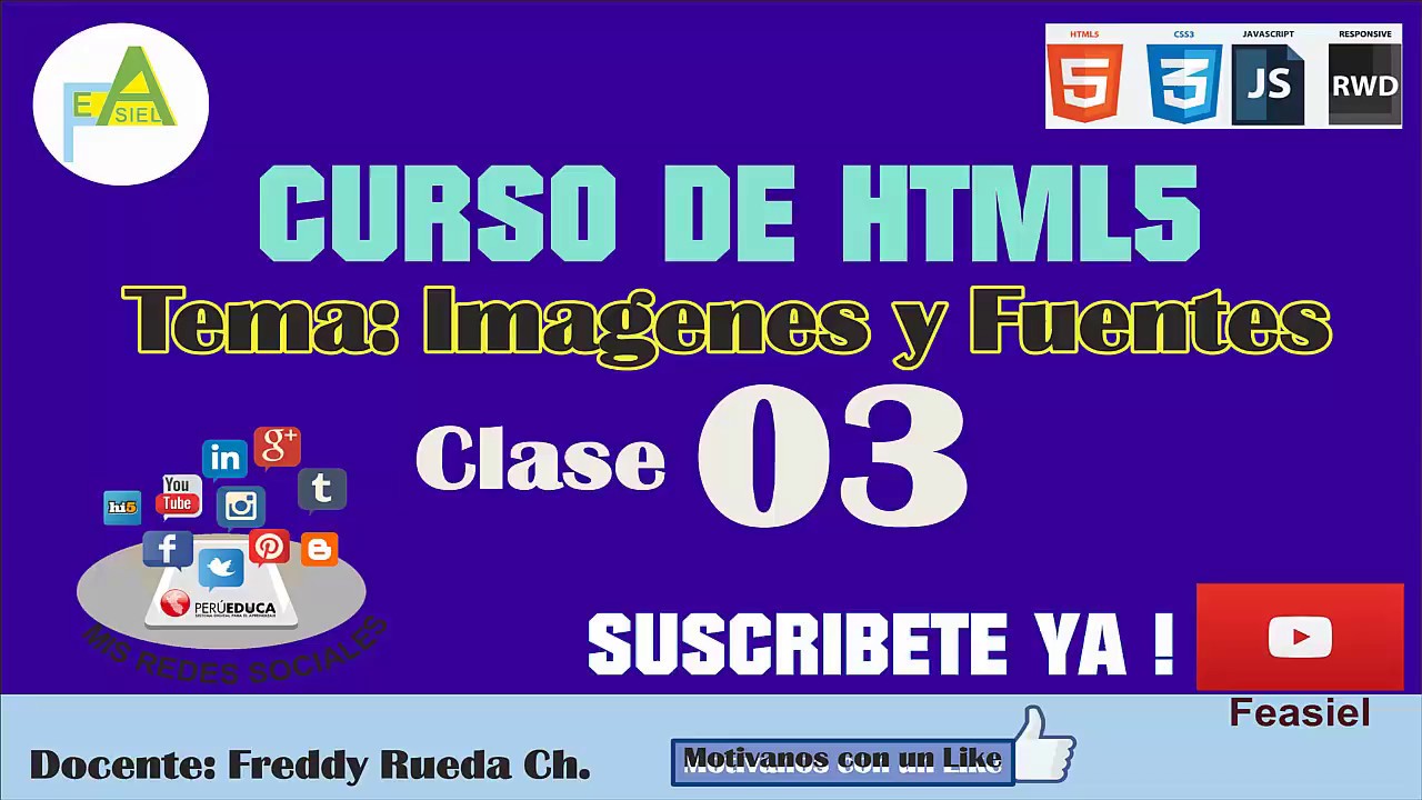 HTML 5 Clase 03 - Feasiel