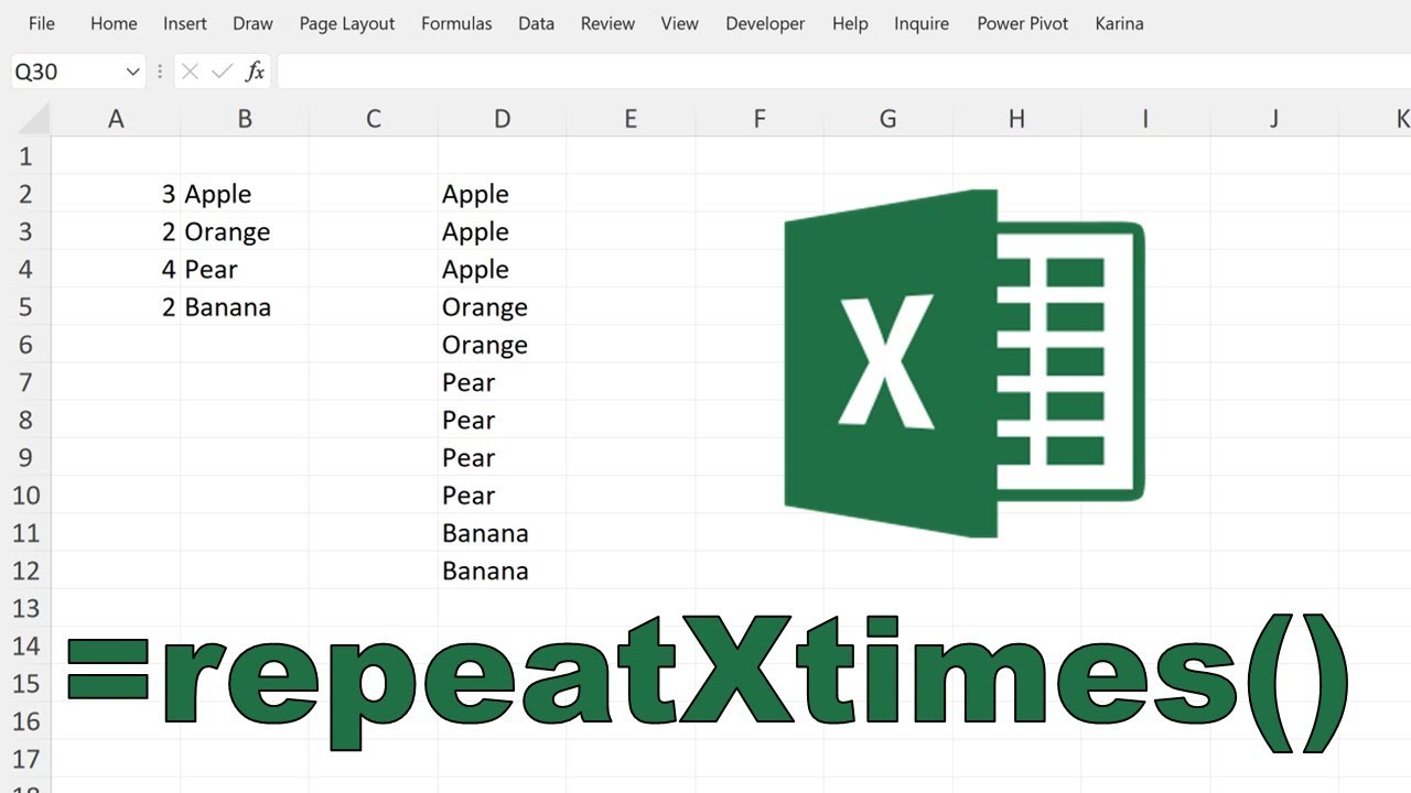 how-to-repeat-values-x-times-in-excel-lambda-youtube