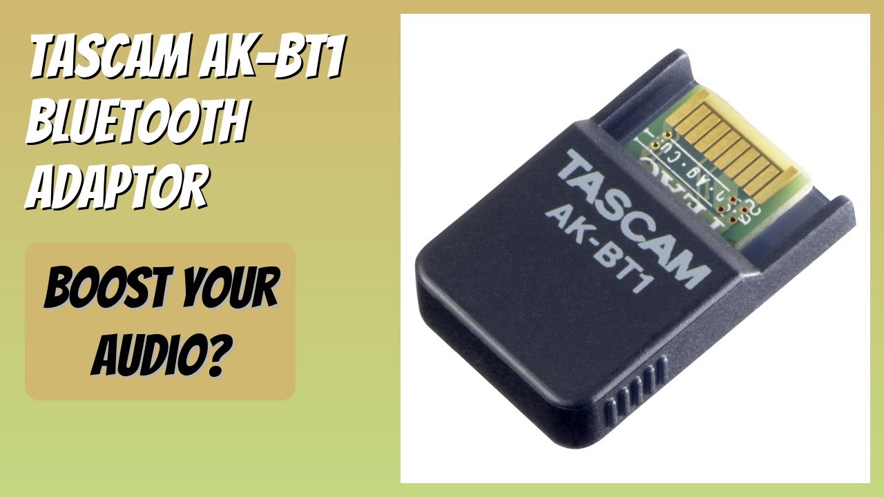 REVIEW (2026): Tascam AK-BT1 Bluetooth Adaptor. Features - YouTube