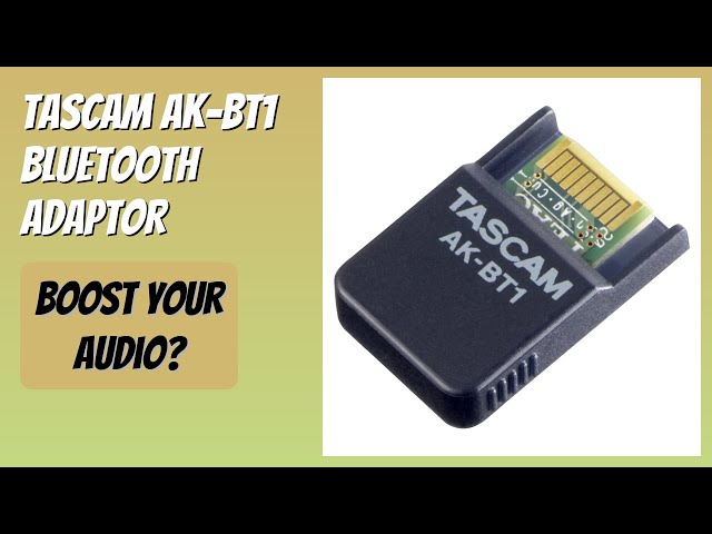 REVIEW (2026): Tascam AK-BT1 Bluetooth Adaptor. Features - YouTube