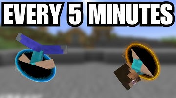 Minecraft, But Every 5 Minutes I Teleport