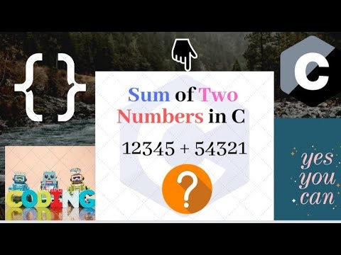 Addition of two integers  || C programming at visual studio code  #Era_of_programming