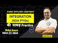 Crack Integration Problems: Live Practice Session with NDA PYQs