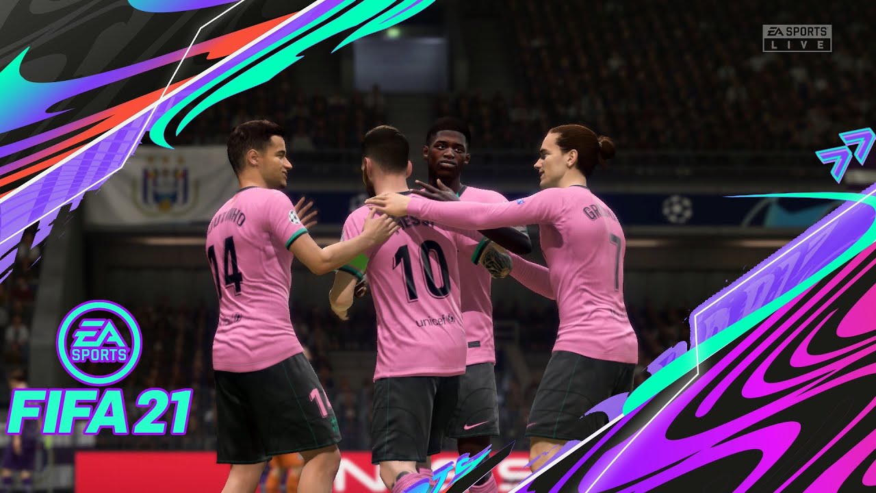 FIFA 21 FC Barcelona Road To The Final | Champions League Match 4 Gameplay