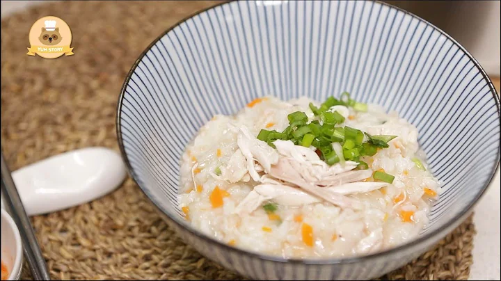 How to cook "Simple" Korean Chicken Congee (Rice Porridge) 닭죽