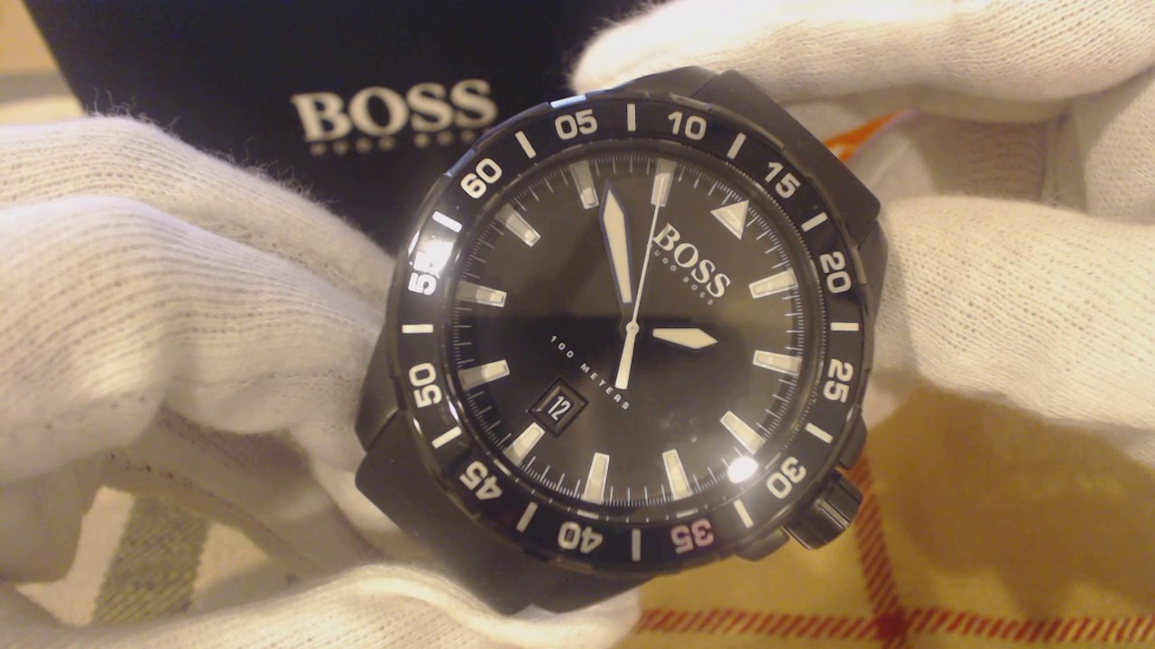 hugo boss deep ocean watch