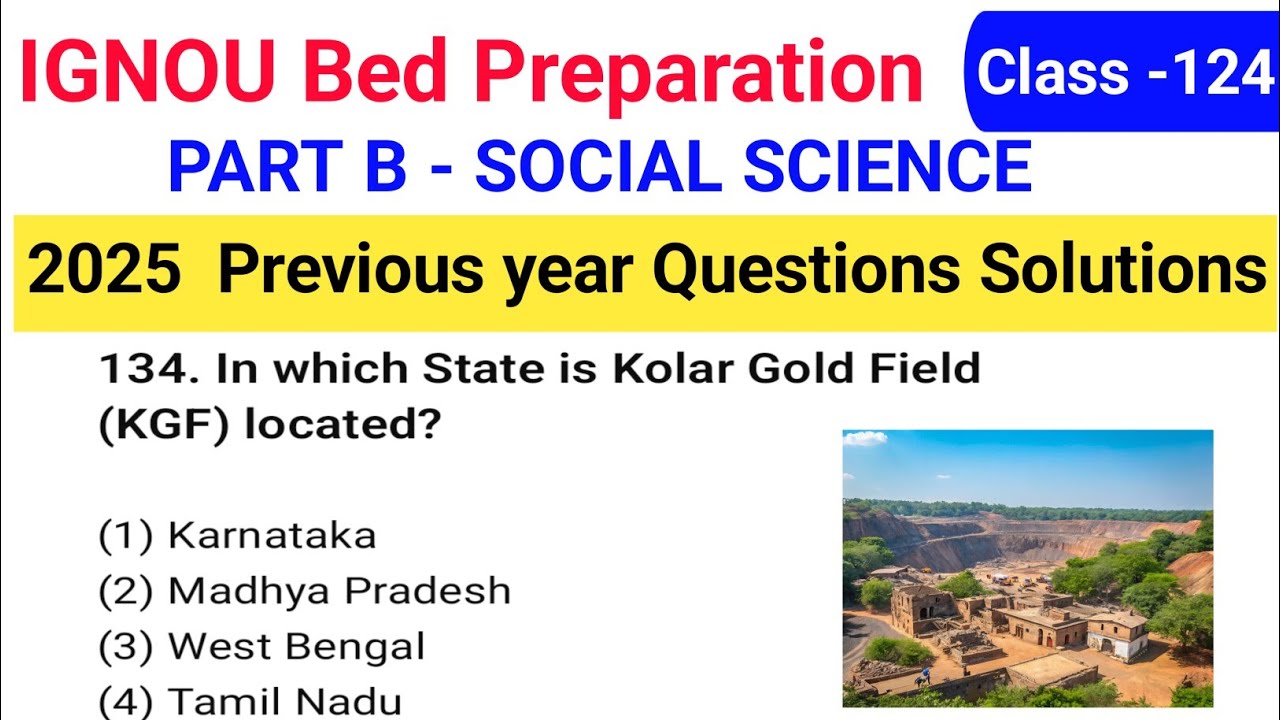 IGNOU BED social science Previous Year Questions Answer solution 2025 / IGNOU Preparation 2026