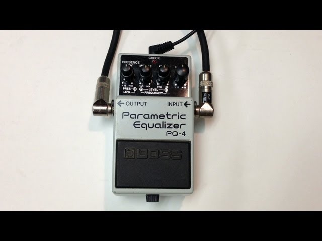 Boss PQ-4 Parametric Equalizer - YouTube