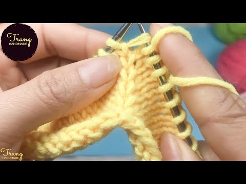 Video: Cách đan Một Mũi đan Chéo