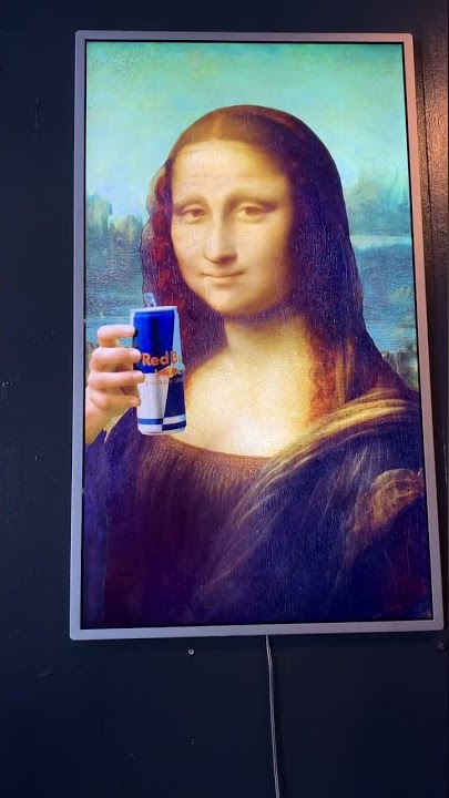 Mona Lisa (Red Bull Ad Display)