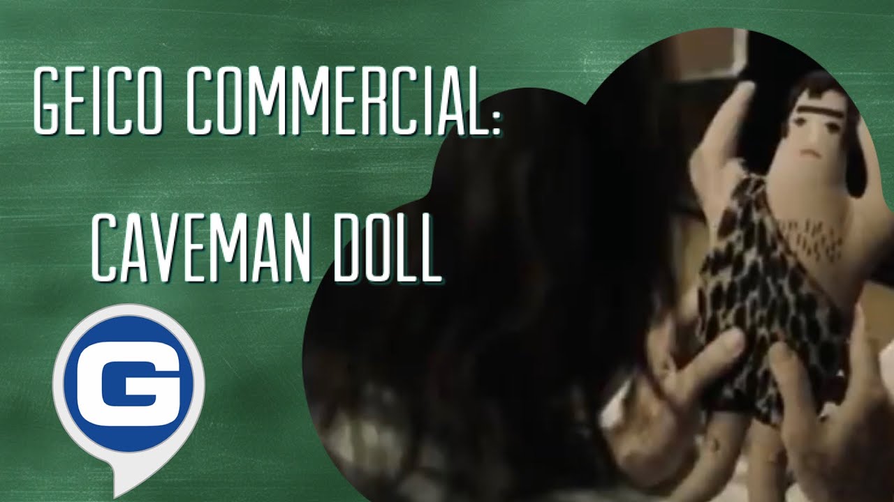 GEICO Commercial - Caveman Doll 🧔🏽‍♀️🧸 (2007) - YouTube