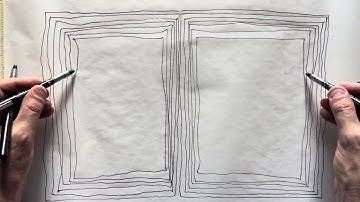 Sketching Practice - Brain Training Rectangular Spirals