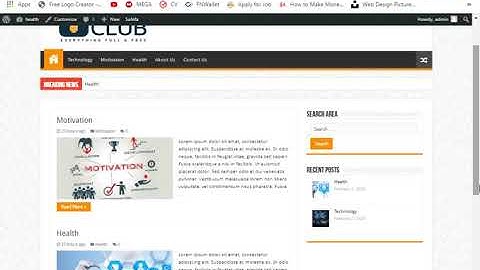 How to add Widgets in Sidebar and Footer Area | Widgets kasy add karty hn sidebar or footer may