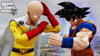 GTA 5 - Saitama VS Goku | Epic Death Battle