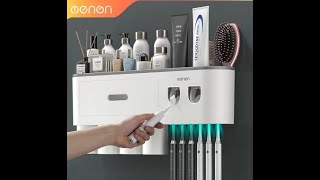 магнитная-автоматическая выжималка для зубной пасты, стеллаж для хранения, аксессуары ванной комнаты