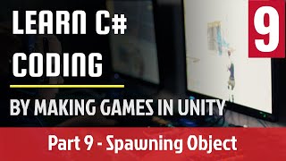 9. How to spawn objects in Unity - (creating bullets in our space shooter game)