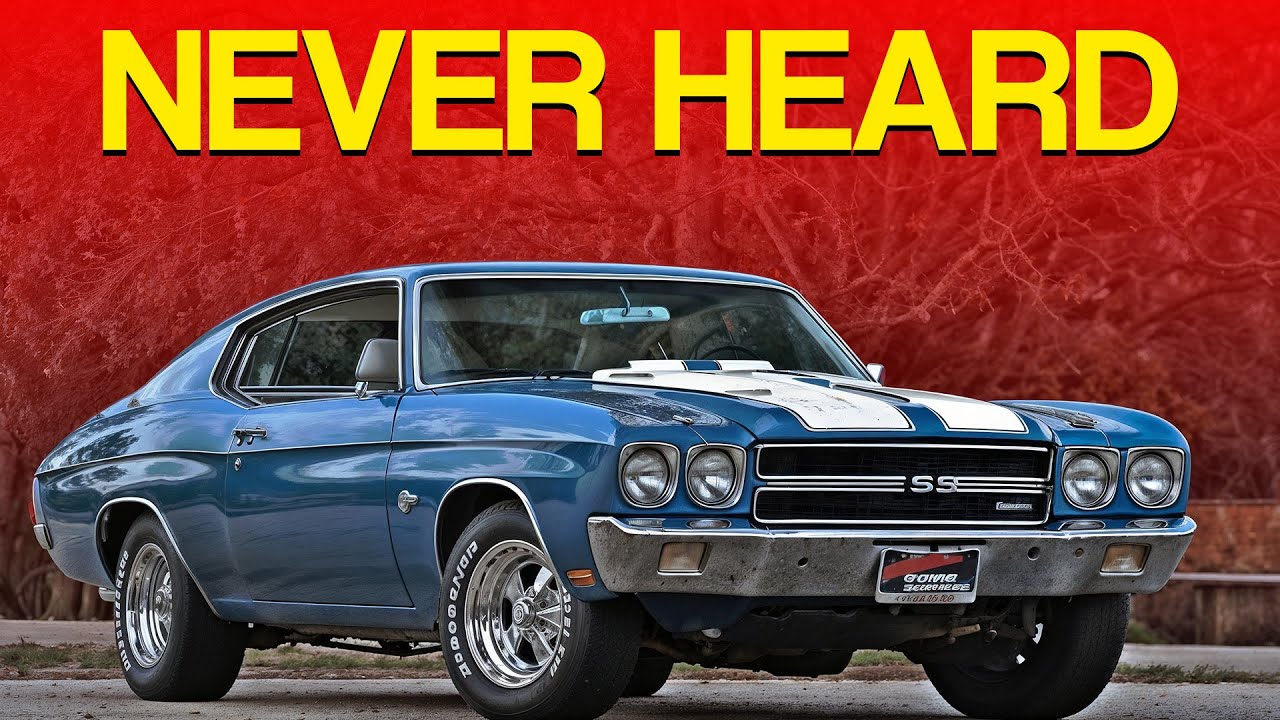 10 WEIRDEST GM Muscle Cars We Have NEVER Heard About