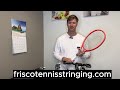 Tennis Stringing Pattern explained - power vs control