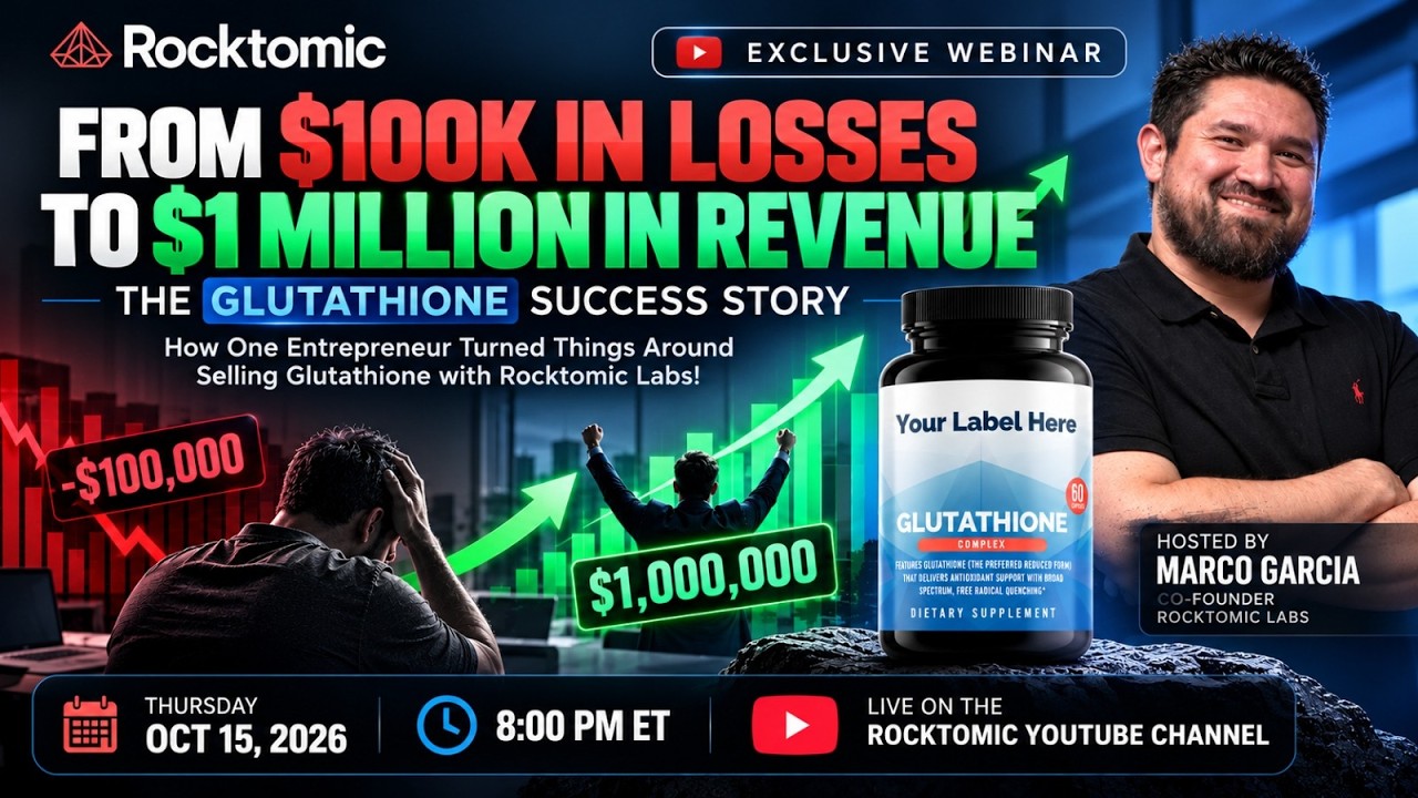 The Glutathione Success Story webinar with Marco Garcia