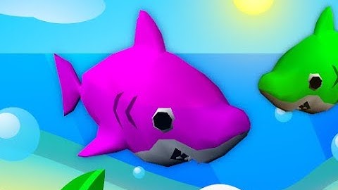 Play Happy Sharks .Io Game Online | Gameplay Video By Magbei | Games To Play When Bored 🐟