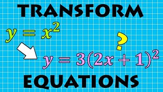How to Find the Image Equation using Transformations | VCE METHODS