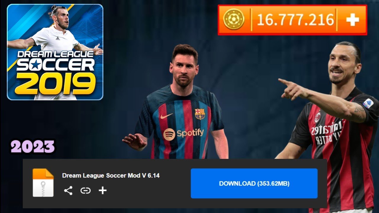 Dream League Soccer 2019 v6.14 Apk Mod [Dinheiro Infinito], Androgado