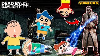 Shinchan became doctor in dbd and giving shock therapy to friends 😱🔥 | Dead by daylight horror game