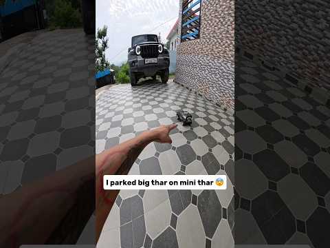 I parked big thar on mini thar 😨