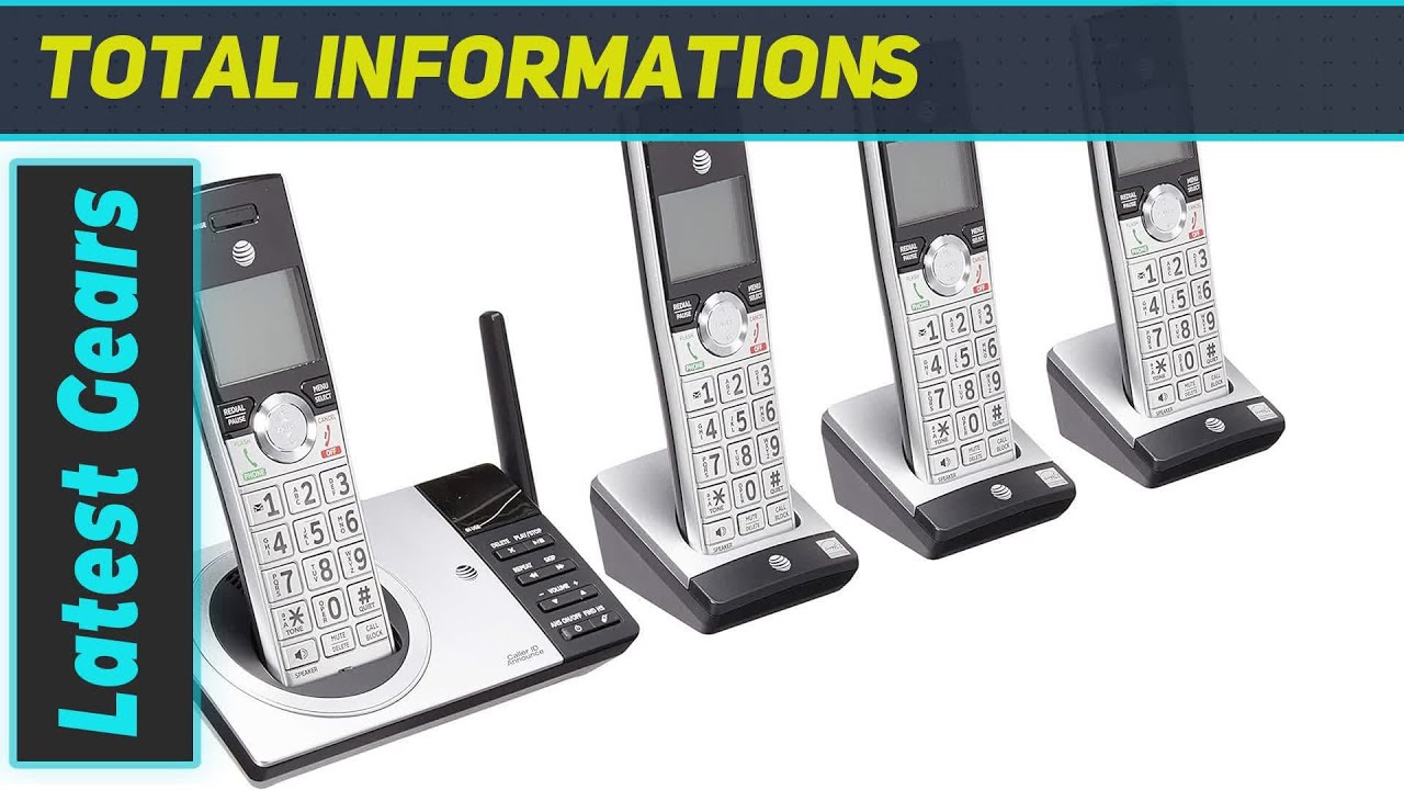 AT&T DECT 6.0 Cordless Phone With Digital Answering System, CL82415: Best Home Communication