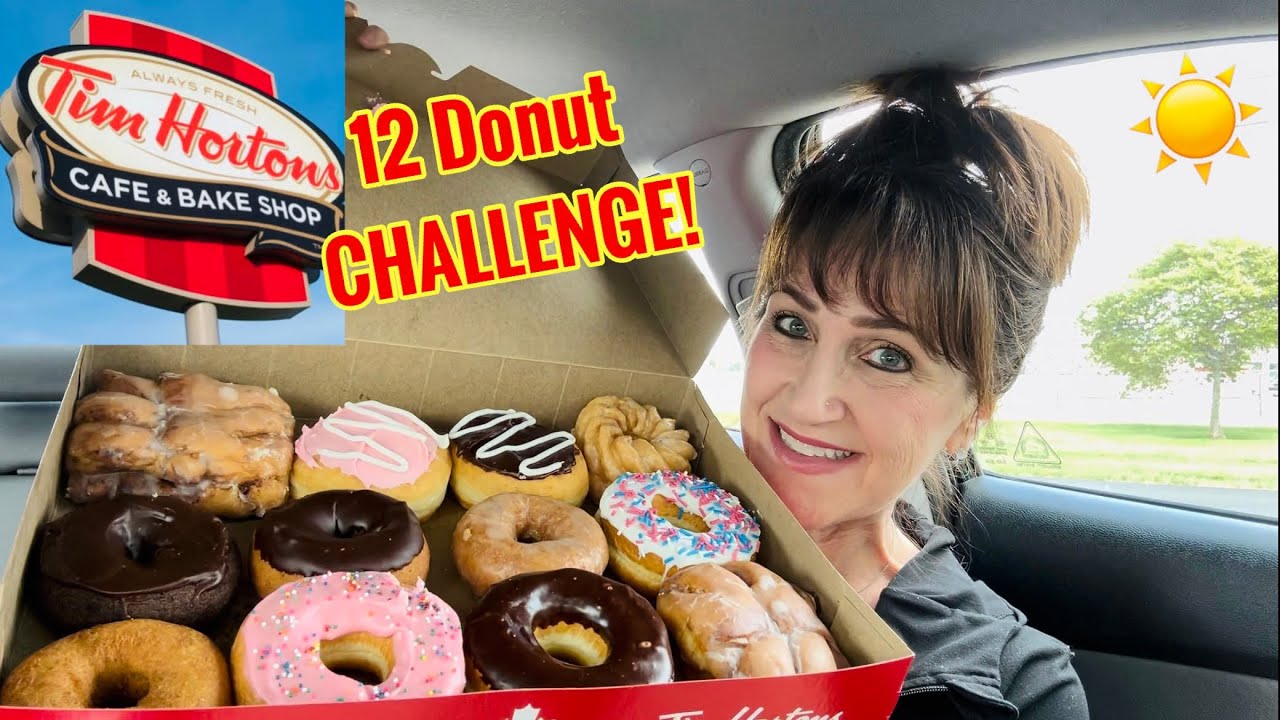 Tim Hortons ♥ 12 Donut Review and Challenge ♥ 