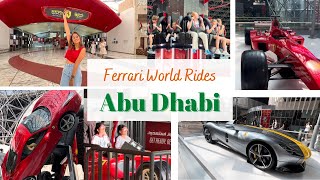 Ferrari World  Abu Dhabi | All Rides | Experience from First Seat | Fastest Roller Coaster