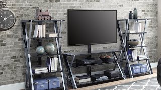 Whalen Xavier 3-in-1 TV Stand assembly| Model# XXL-44E| Fast SPEED ASSEMBLY