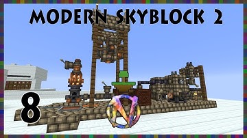 Modern Skyblock 2 - Ep. 8 - Misc Upgrades, First Bee, and Embers for Dawnstone