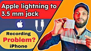 Apple lightning To 3.5 mm Headphone Jack Adapter Unboxing & Review || Original VS Fake
