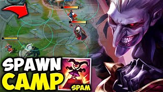 I SET UP THE SPAWN KILL TENT WITH AP SHACO! (THEY CAN&#39;T LEAVE BASE)