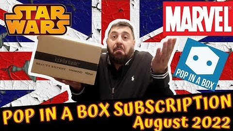 Pop In A Box #funkopop Subscription August 2022