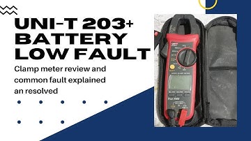 Uni-t203+ battery low problem 100% solved