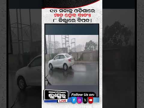 ୧୪ ସକାଳୁ ଓଡ଼ିଶାରେ ମାଡହେବ ବାତ୍ୟା... ୮ ଜିଲ୍ଲାକୁ ବିପଦ #weatherupdate #Cyclone #Shorts #Odishabhaskar