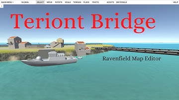 Ravenfield map editor: Teriont Bridge pt one