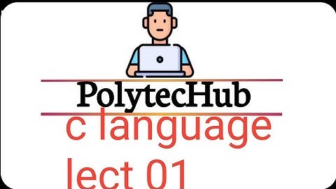 Lecture#01#C Programming# 3 Rd sem c.s.e and Electronics engineering