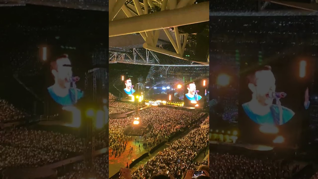 Coldplay YELLOW 💛 | HONG KONG concert 🇭🇰