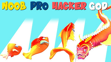 NOOB vs PRO vs HACKER vs GOD in Pathetic Fish | GokuNoob