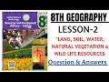 8th Social - GEOGRAPHY 2nd Lesson Question & Answers #self_motivators