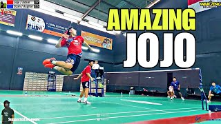 AMAZING JOJO GOKIL Tarung Bebas Badminton Tarkam Layak Viral❗