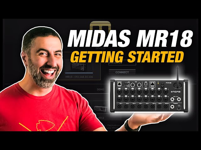 Цифровой микшерный пульт MIDAS MR18