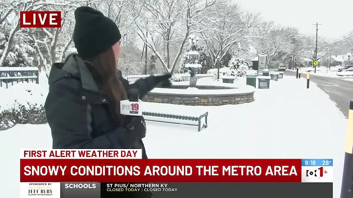 Snowy conditions around the Tri-State