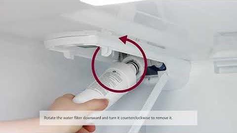[LG Refrigerators] How To Replace Your LG Refrigerator Water Filter