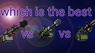 Best machine gun?? Large caliber machine gun vs assault machine gun vs hero - Pixel Gun 3D screenshot 2